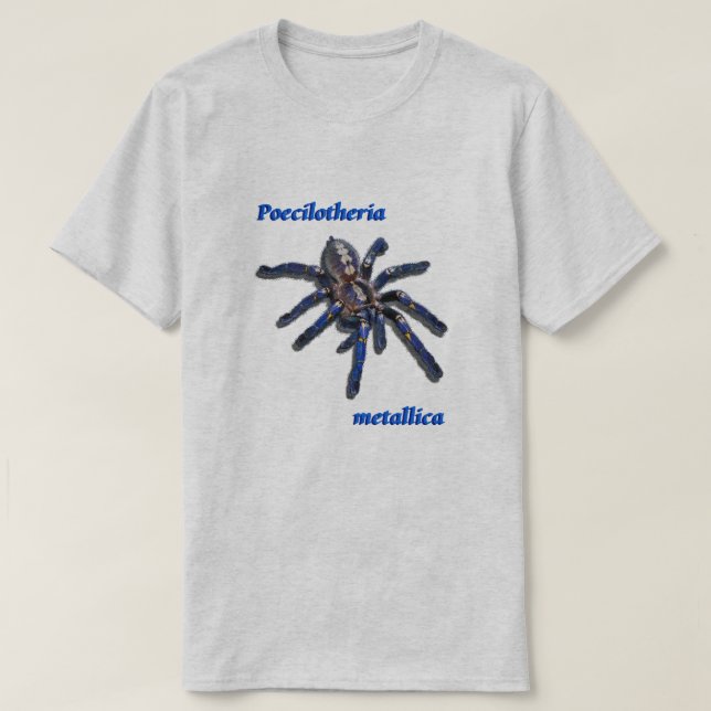 T-shirt Poecilotheria Metallica Tarantula (Design devant)