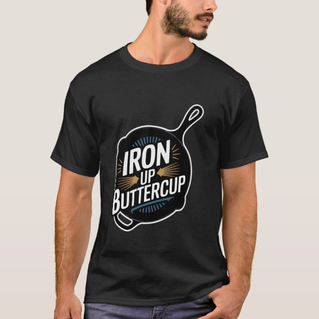 T-shirt Poêle en fonte Fer Buttercup (Devant)