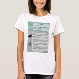 T-shirt Poème de desiderata - mouette sur la scène de