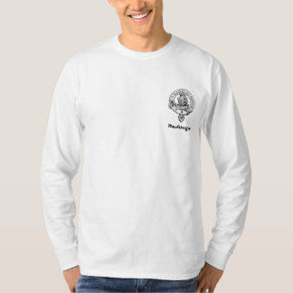 T-shirt Poème de Gregor de clan sur la poche arrière de