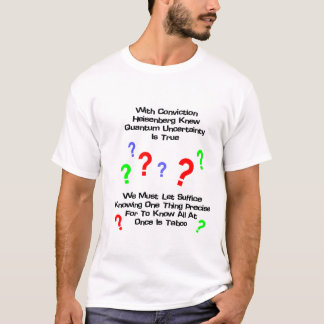 T-shirt Poème d'incertitude de Quantum