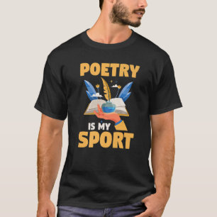 T-shirt Poème Écrivain Poèmes Poète Versifier Poésie Est M