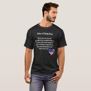 T-shirt Poème Statue de la Liberté