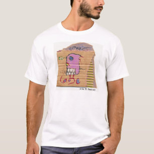 T-shirt Poésie visuelle par John M. Bennett