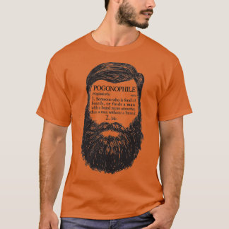 T-shirt Pogonophile Quelqu'un que j'aime les barbes