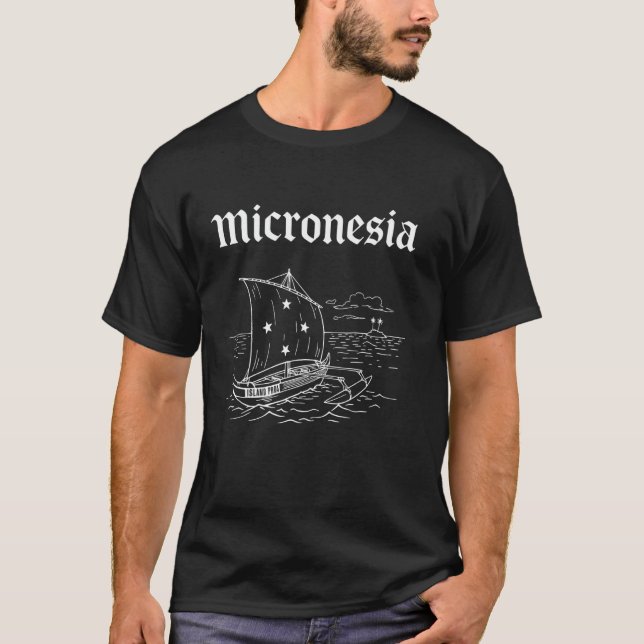 T-shirt Pohnpei Chuuk Yap Kosrae Micronésie (Devant)
