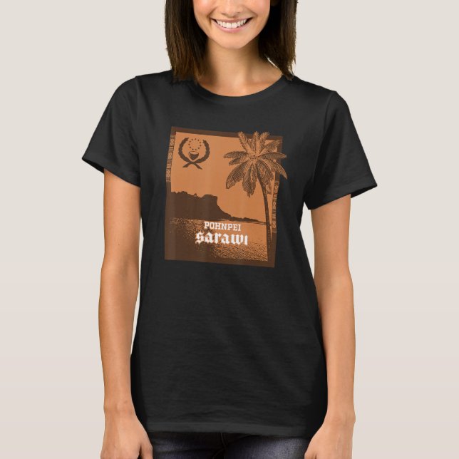 T-shirt Pohnpei Micronésie (Devant)