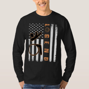 T-shirt Poi de basket-ball en fauteuil roulant pour handic