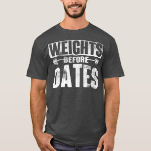 T-shirt Poids avant Dates levage cardio exercice Peser