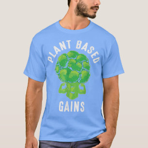 T-shirt Poids Basé plante Gainer Vegan Végétarien Fitness