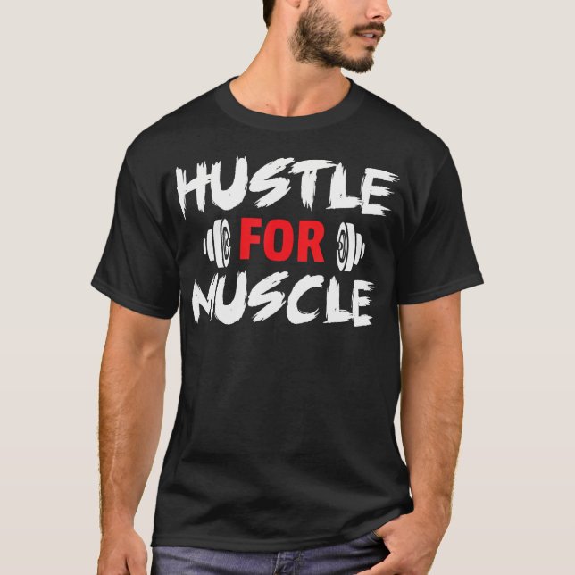 T-shirt Poids De L'Ascenseur Salle De Fitness Entraînement (Devant)