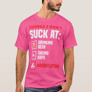 T-shirt Poids de levage amusant