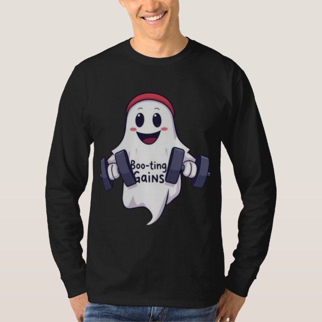 T-shirt Poids de levage du fantôme (Devant)