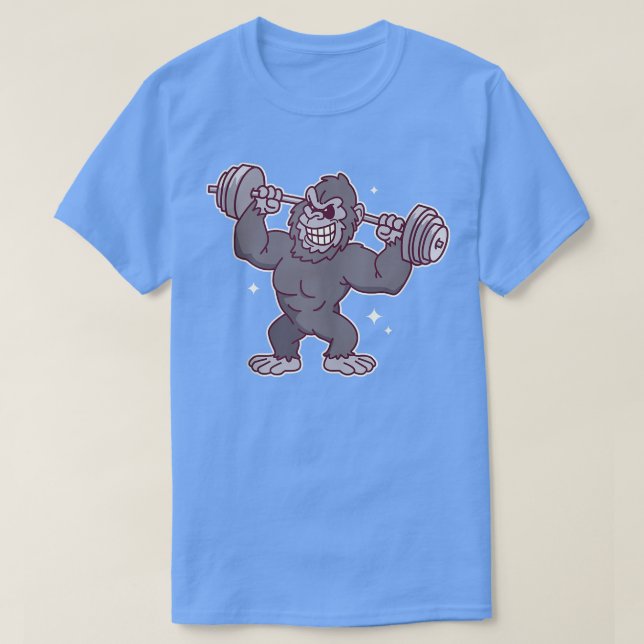 T-shirt Poids de levage Gorilla Poids Lifter Gym Body Bu (Design devant)