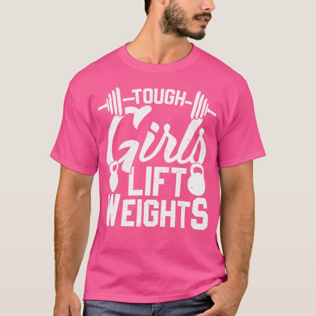 T-shirt Poids de levage pour filles robustes - Devis pour  (Devant)
