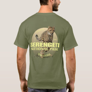 T-shirt POIDS de parc national de Serengeti (guépard)