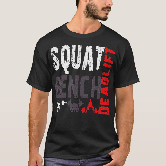 T-shirt Poids du banc d'entraînement (Devant)