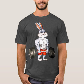 T-shirt Poids du lapin Funny Deadlift Fitness Pâques