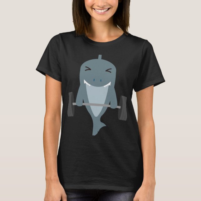 T-shirt Poids du transport des requins Gymnase de levage (Devant)