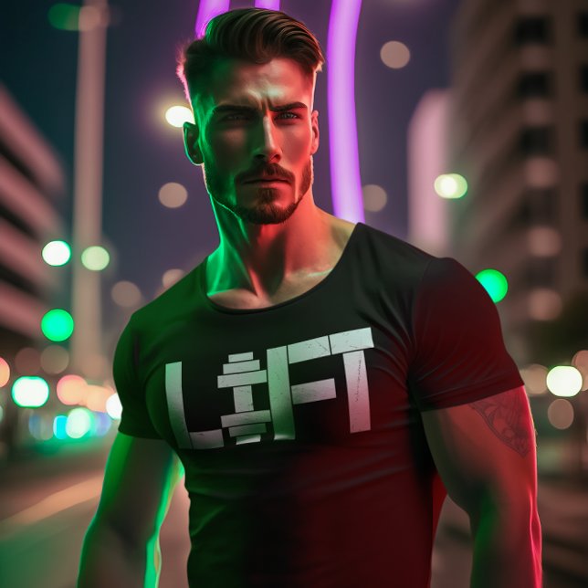T-shirt Poids Lift (Lift yourself up.)