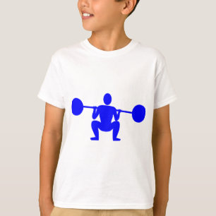 T-shirt Poids Lifter 01 - Bleu