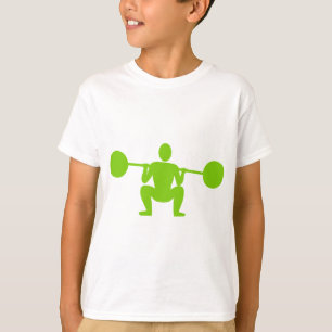 T-shirt Poids Lifter 01 - Martian Green