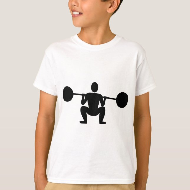 T-shirt Poids Lifter 01 - Noir (Devant)