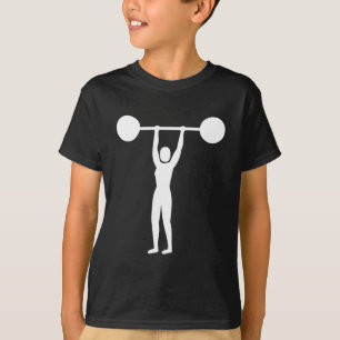 T-shirt Poids Lifting 02 - Blanc