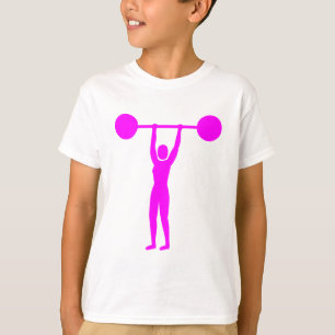 T-shirt Poids Lifting 02 - Magenta
