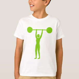 T-shirt Poids Lifting 02 - Martian Green