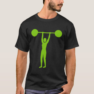 T-shirt Poids Lifting 02 - Martian Green