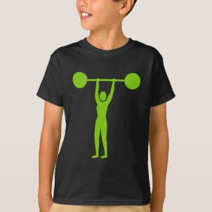 T-shirt Poids Lifting 02 - Martian Green