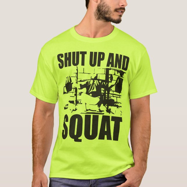 T-shirt "Poids Lifting" - Tais Up Et Squat (Devant)