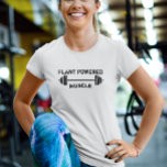T-shirt Poids musculaires Plantes végétariens<br><div class="desc">Cette conception a été créée par art numérique. Vous pouvez modifier le style de cette chemise en choisissant Plus > sous l'option de style. Il peut être personnalisé dans la zone fournir ou customiser en choisissant le clic pour customiser une autre option et en changeant le nom, les initiales ou...</div>