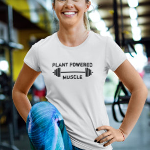 T-shirt Poids musculaires Plantes végétariens