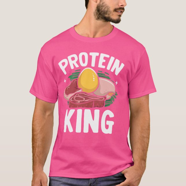 T-shirt Poids Protein King Lifting (Devant)