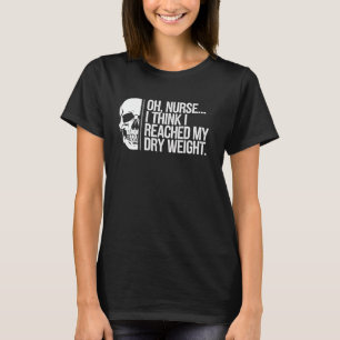 T-shirt Poids sec infirmière Blagues médicales drôles Humo