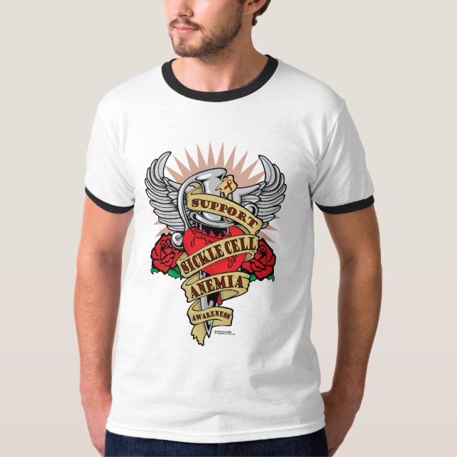 T-shirt Poignard de drépanocytose (Devant)