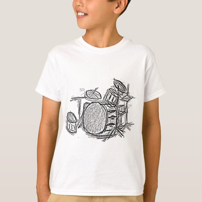 T-shirt Poignée à tambour (Devant)