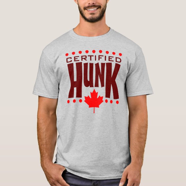 T-shirt POIGNÉE CERTIFIÉE Feuille d'érable canadienne (Devant)