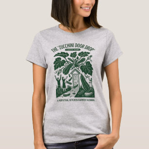 T-shirt Poignée de porte de courcisses Août Panique Drôle 