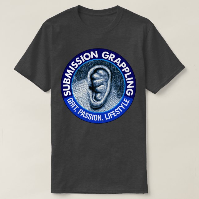 T-shirt Poignée de soumission chou-fleur oreille jiu jitsu (Design devant)