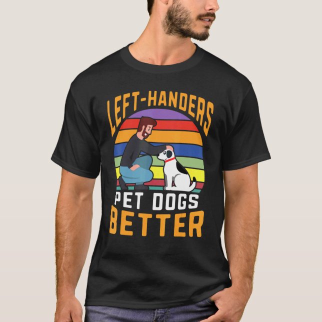 T-shirt Poignées Gauche Chiens Pour Animaux De Compagnie M (Devant)