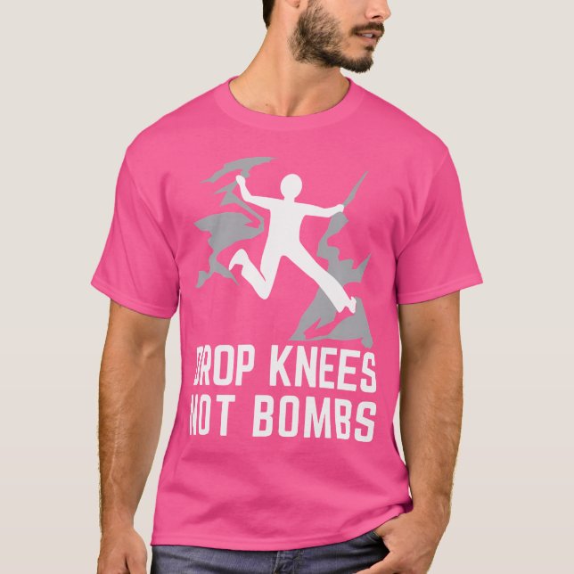 T-shirt Poignées Pas Bombes Escalade Rocher Montée (Devant)