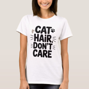 T-shirt Poils de Chat, On S'en Fout Drôle pour Femmes