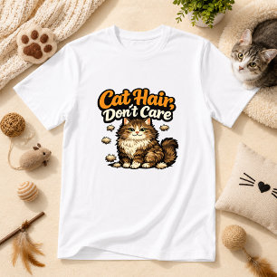 T-shirt Poils de Chat, On S'en Fout Humour de Chat