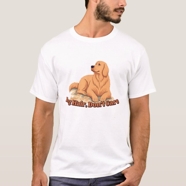 T-shirt Poils de Chien, On s'en Fout (Devant)