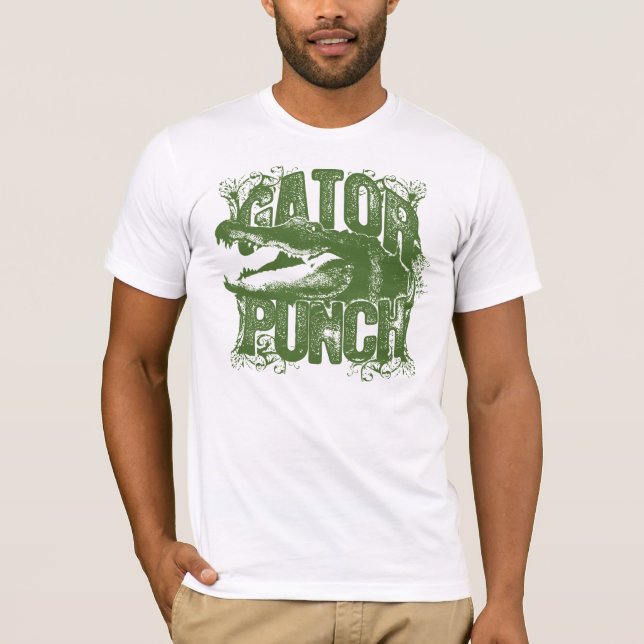 T-shirt Poinçon d'alligator (Devant)