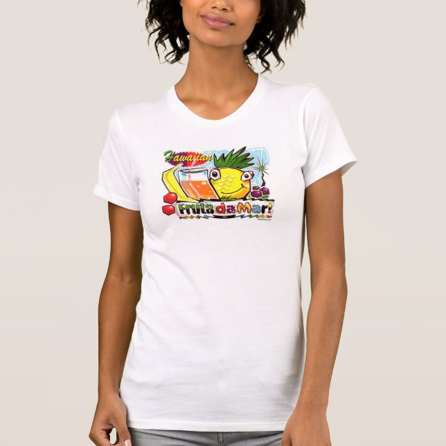 T-shirt poinçon hawaïen (Devant)