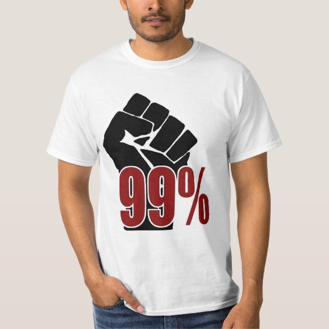 T-shirt Poing de 99 pour cent (Devant)